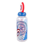 Botella Cresko Capitan America Con Figura Sp819